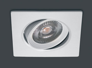 Vivida faretto quadro bianco orientabile 7w 590lm Vivida luce Faretti e scatole portafaretto